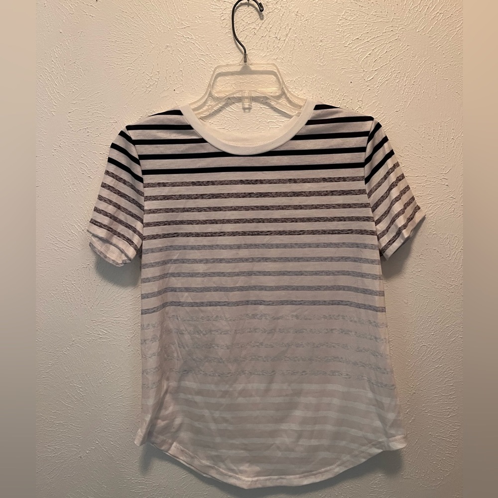 Striped black and white shirt from SHEIN. Size small.